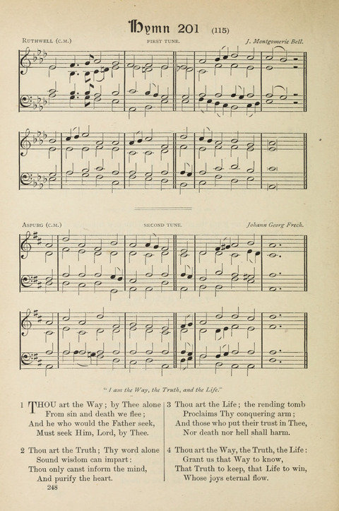 The Scottish Hymnal: (Appendix incorporated) with tunes for use in churches page 250