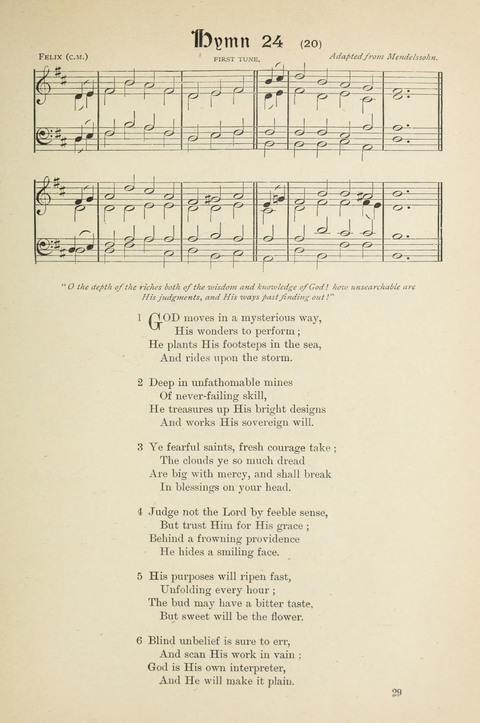 The Scottish Hymnal: (Appendix incorporated) with tunes for use in churches page 29