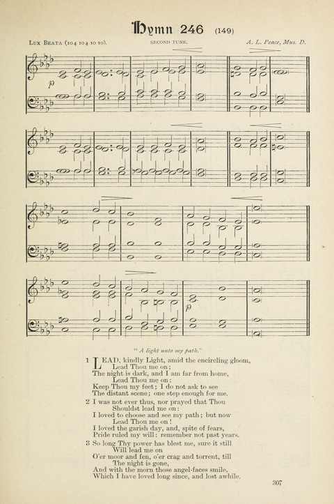 The Scottish Hymnal: (Appendix incorporated) with tunes for use in churches page 309