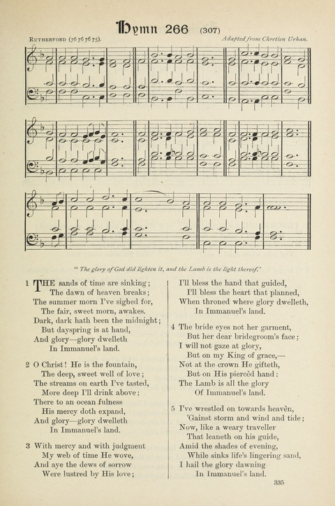 The Scottish Hymnal: (Appendix incorporated) with tunes for use in churches page 337