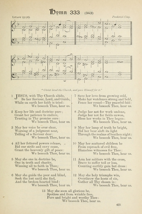 The Scottish Hymnal: (Appendix incorporated) with tunes for use in churches page 425