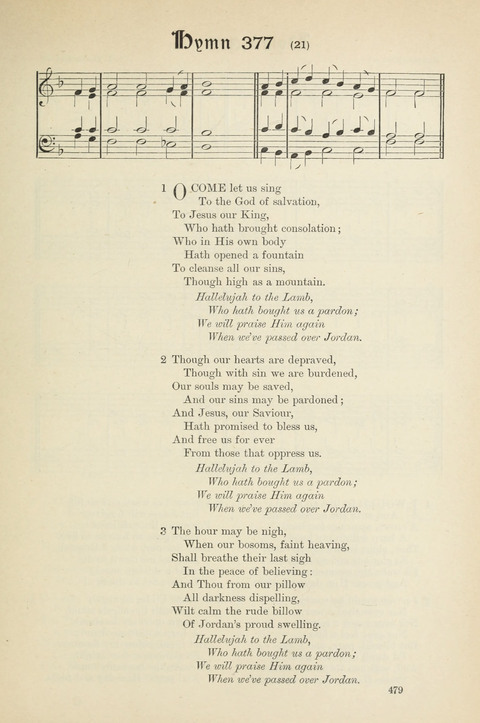 The Scottish Hymnal: (Appendix incorporated) with tunes for use in churches page 481