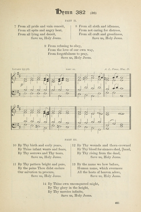 The Scottish Hymnal: (Appendix incorporated) with tunes for use in churches page 487