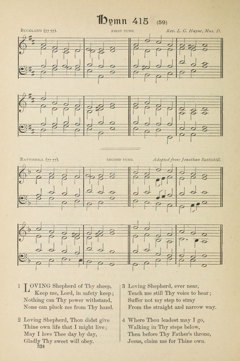 The Scottish Hymnal: (Appendix incorporated) with tunes for use in churches page 526