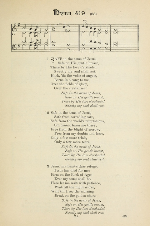 The Scottish Hymnal: (Appendix incorporated) with tunes for use in churches page 531