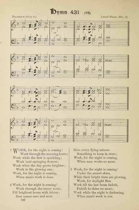 The Scottish Hymnal: (Appendix incorporated) with tunes for use in churches page 544