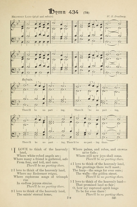 The Scottish Hymnal: (Appendix incorporated) with tunes for use in churches page 547