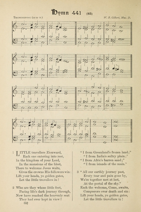 The Scottish Hymnal: (Appendix incorporated) with tunes for use in churches page 554