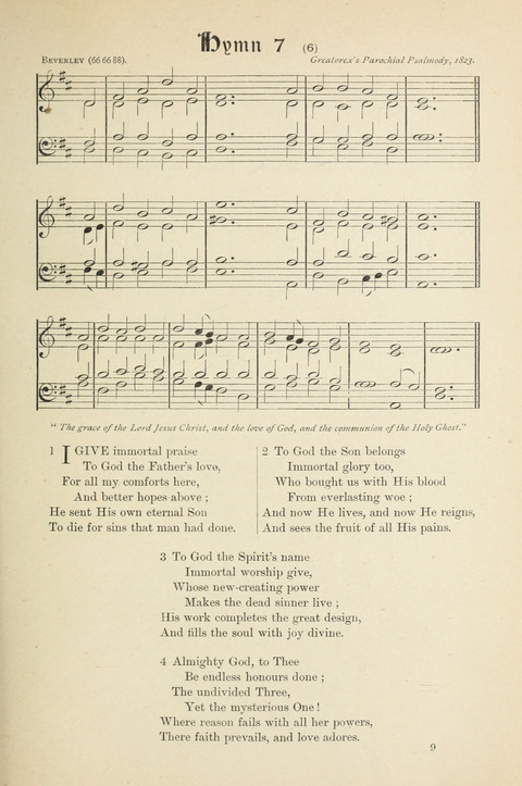 The Scottish Hymnal: (Appendix incorporated) with tunes for use in churches page 9