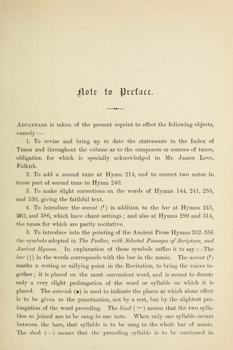 The Scottish Hymnal: (Appendix incorporated) with tunes for use in churches page x