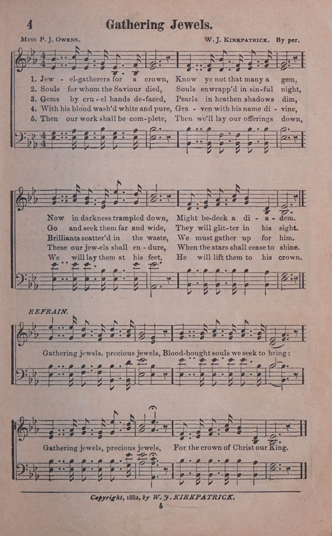 Songs of Joy and Gladness with Supplement page 3