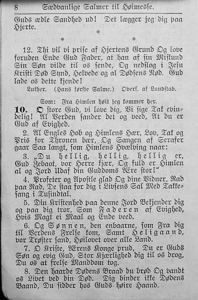 Salmebog for Lutherske Kristne i Amerika page 7