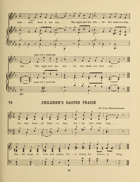 Songs for Little People: for use in the Sunday-School, the Kindergarten and the Home page 59