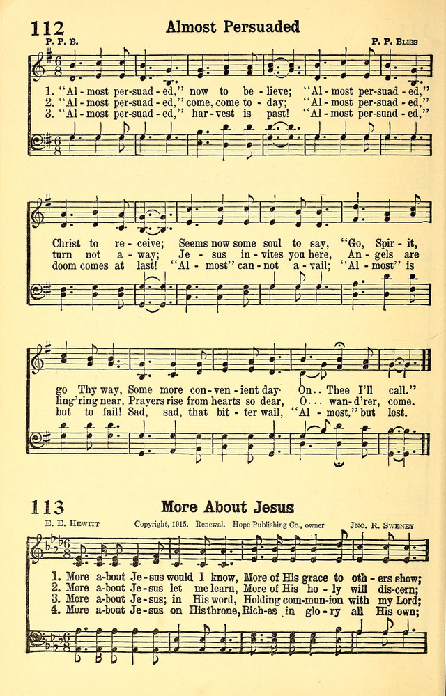 Spiritual Life Songs: of the Radio Church page 98