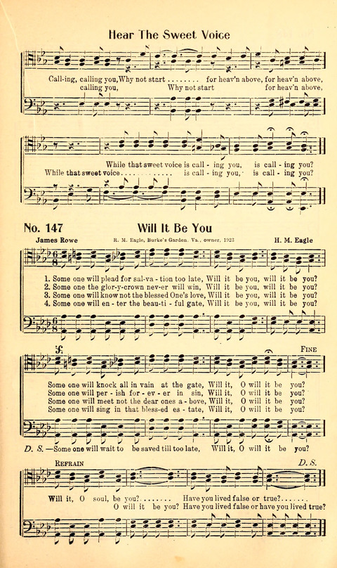 The Song-Land Way: a Collection of Choice Gospel Songs for Sunday Schools, Young People