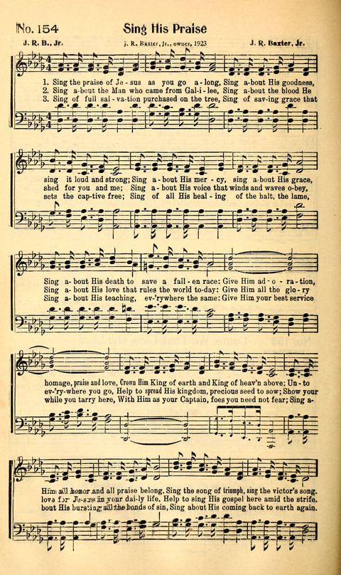 The Song-Land Way: a Collection of Choice Gospel Songs for Sunday Schools, Young People