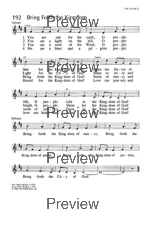 Singing Our Faith: a hymnal for young Catholics page 104