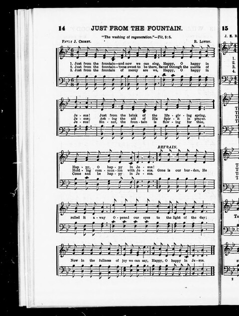 Sing Out the Glad News: a collection of Sacred Songs, used in Evangelistic Work by the Whyte Brothers page 14