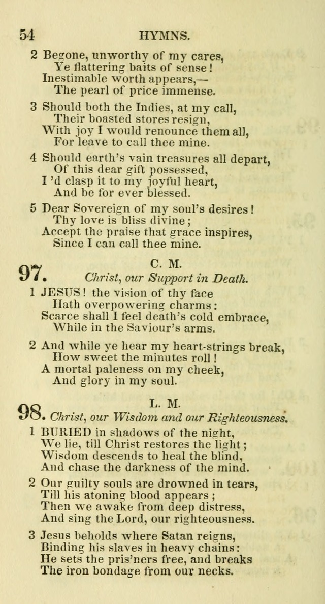 Social Psalmist: or hymns, selected for the private use and social meetings of evangelical Christians page 56