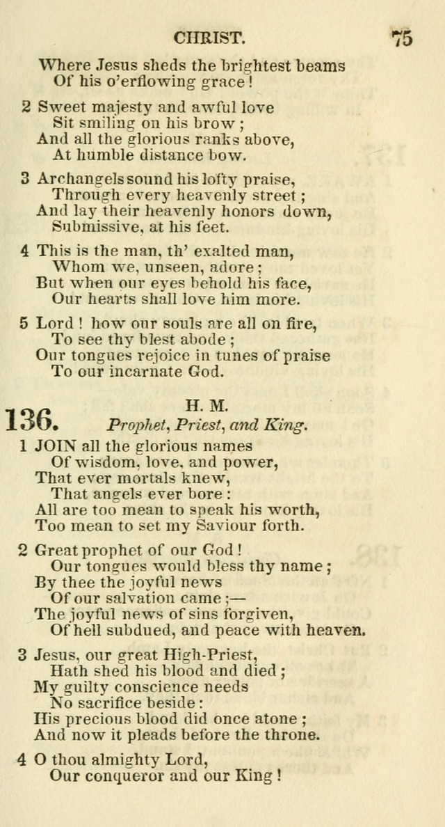 Social Psalmist: or hymns, selected for the private use and social meetings of evangelical Christians page 77