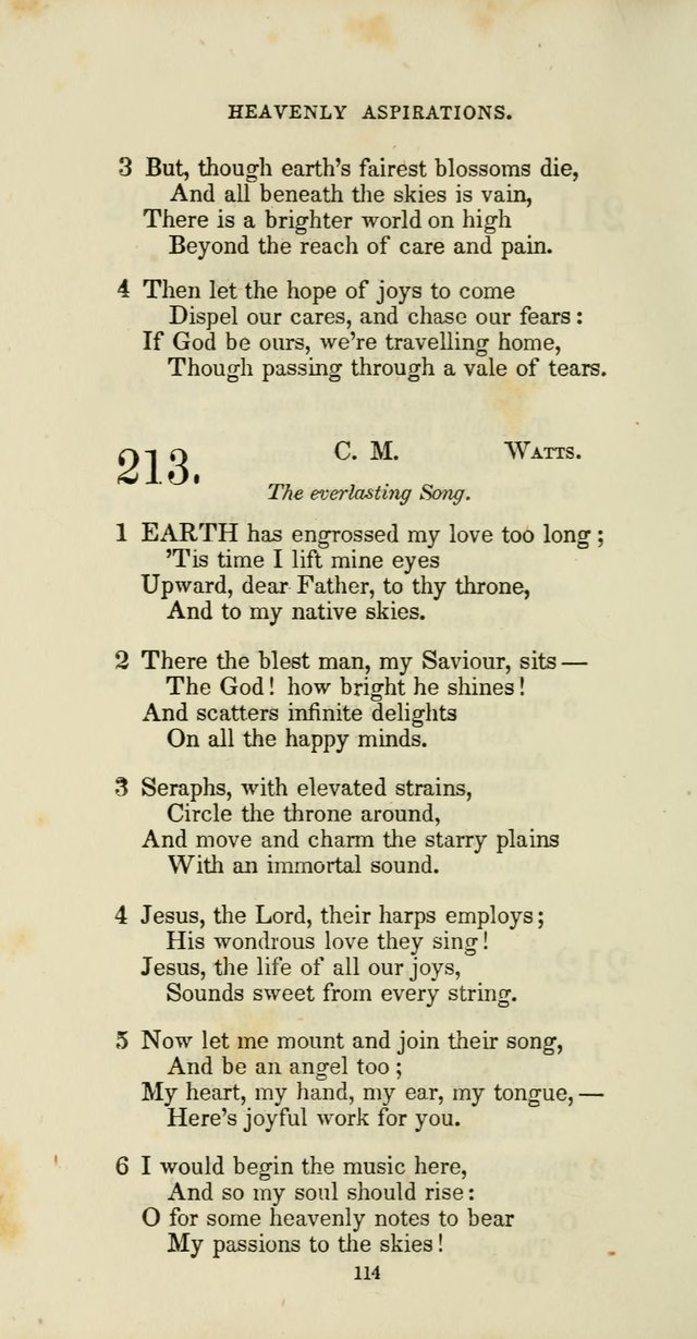 The Social Psalmist: a new selection of hymns for conference meetings and family worship page 114
