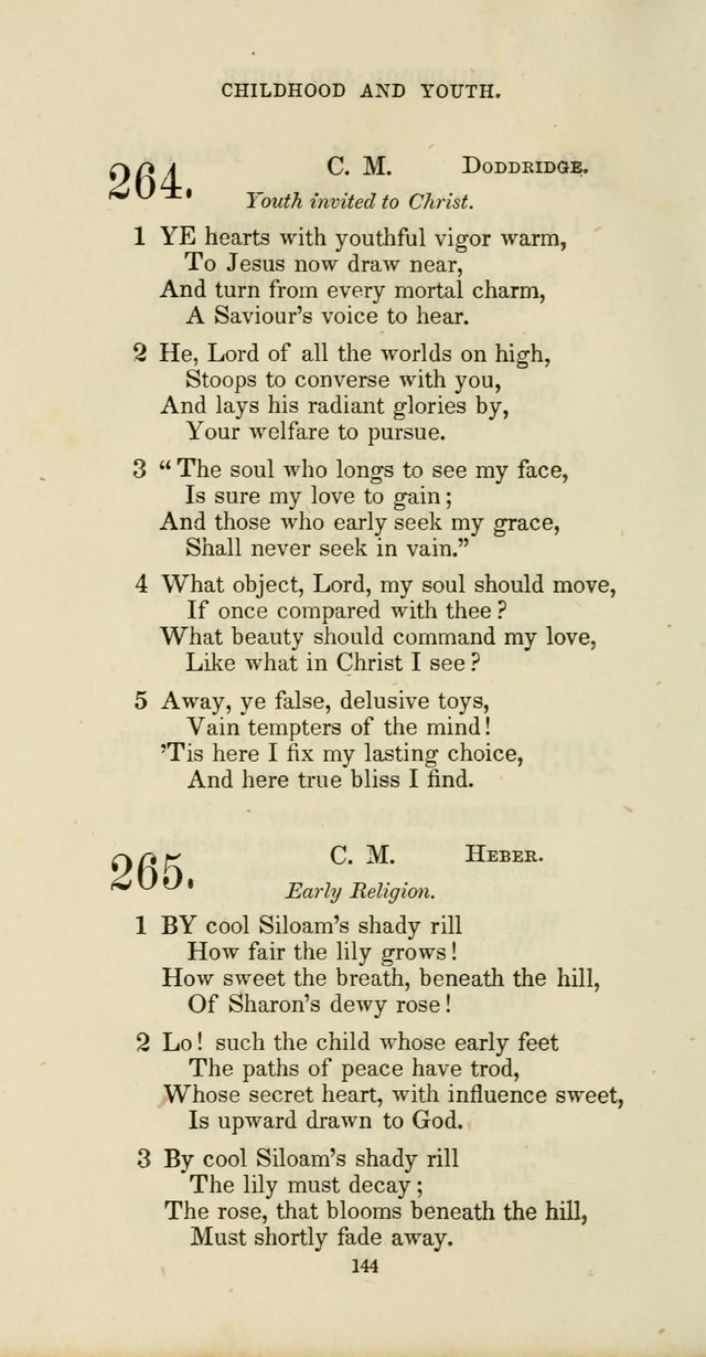 The Social Psalmist: a new selection of hymns for conference meetings and family worship page 144