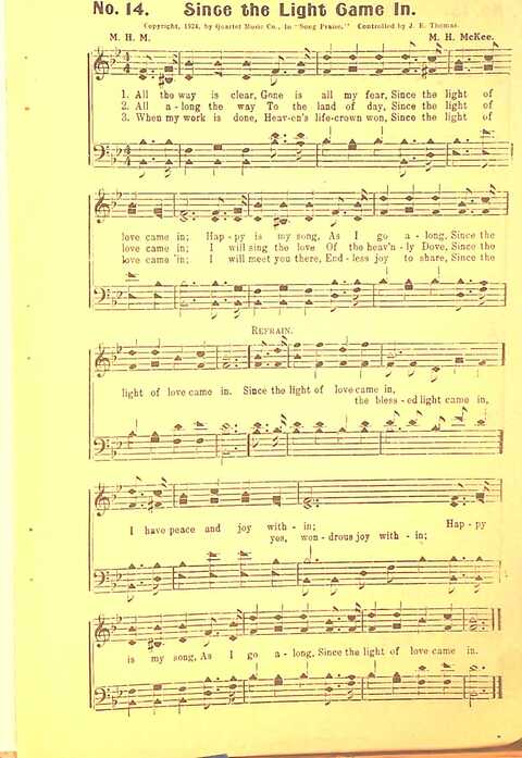 Song Praise: for Sunday school, revival and young people
