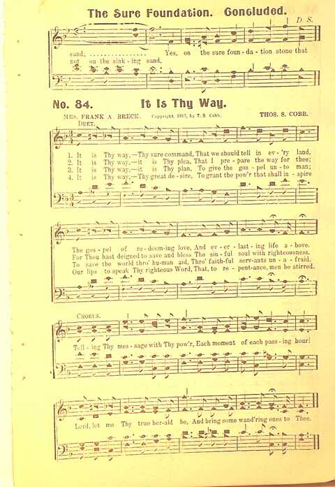 Song Praise: for Sunday school, revival and young people