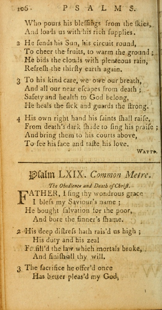Sacred Poetry: consisting of psalms and hymns, adapted to Christian devotion, in public and private, selected from the best authors, with variations and additions page 108