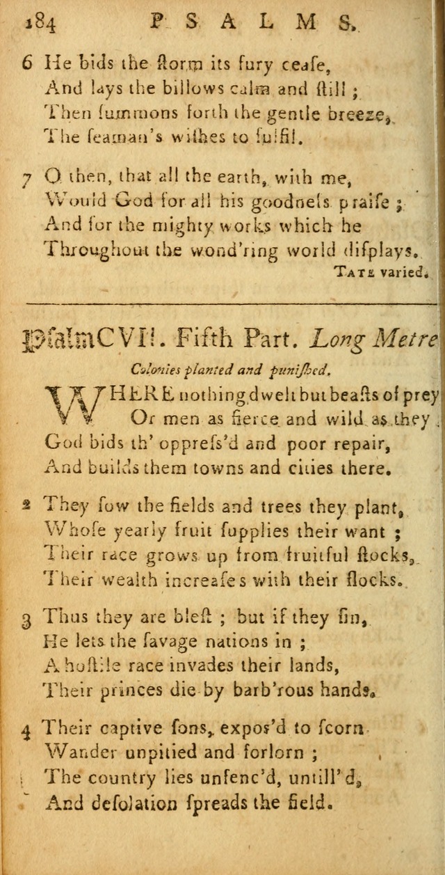 Sacred Poetry: consisting of psalms and hymns, adapted to Christian devotion, in public and private, selected from the best authors, with variations and additions page 188
