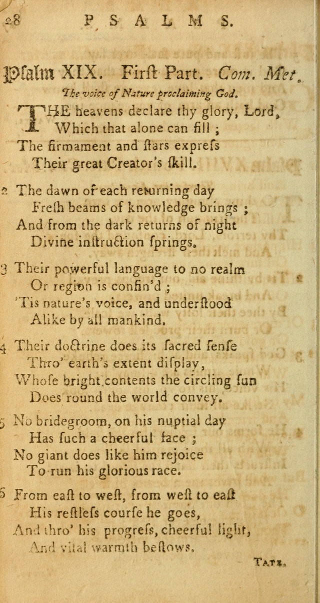 Sacred Poetry: consisting of psalms and hymns, adapted to Christian devotion, in public and private, selected from the best authors, with variations and additions page 28