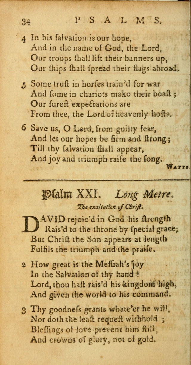 Sacred Poetry: consisting of psalms and hymns, adapted to Christian devotion, in public and private, selected from the best authors, with variations and additions page 34