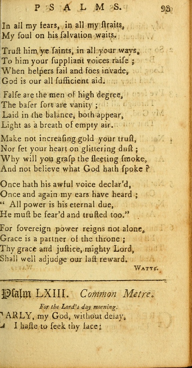 Sacred Poetry: consisting of psalms and hymns, adapted to Christian devotion, in public and private, selected from the best authors, with variations and additions page 95