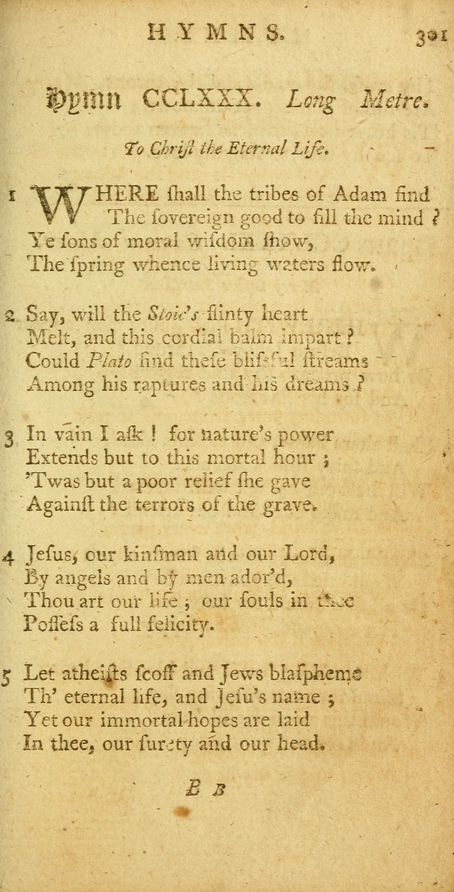 Sacred Poetry: Consisting of Psalms and Hymns, Adapted to Christian        Devotion, in Public and Private. 2nd ed. page 581