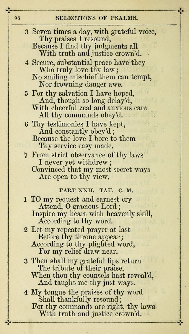 Selections from the Psalms of David in Metre: with hymns suited to the feasts and fasts of the church, and other occasions of public worship page 100
