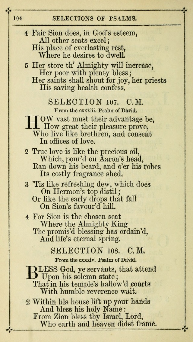 Selections from the Psalms of David in Metre: with hymns suited to the feasts and fasts of the church, and other occasions of public worship page 106