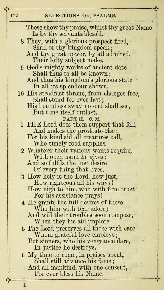 Selections from the Psalms of David in Metre: with hymns suited to the feasts and fasts of the church, and other occasions of public worship page 114