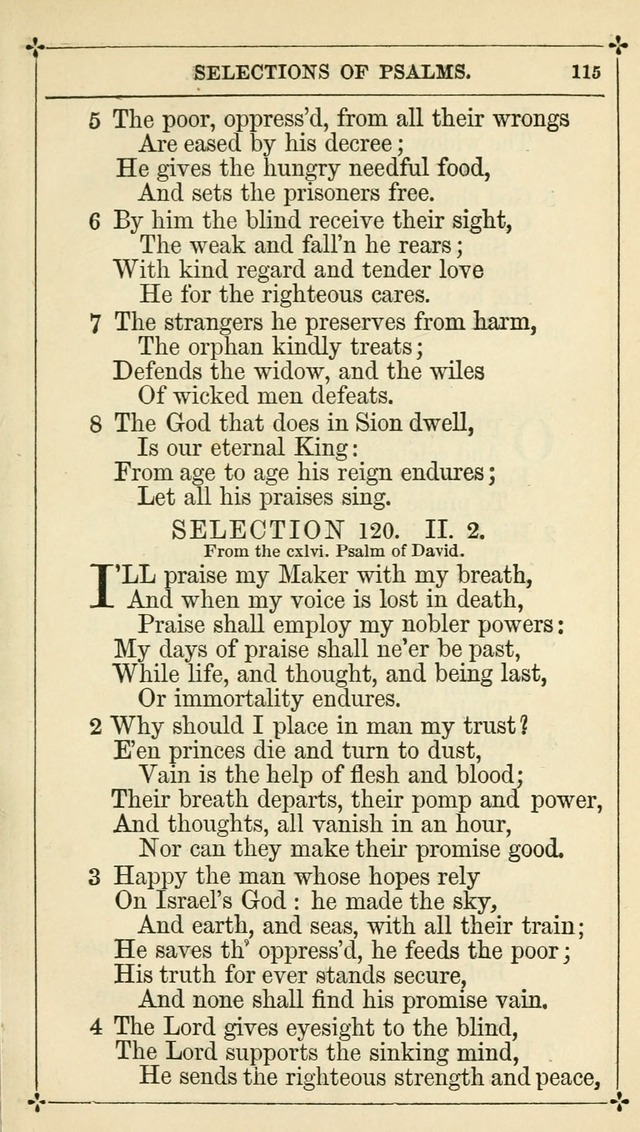 Selections from the Psalms of David in Metre: with hymns suited to the feasts and fasts of the church, and other occasions of public worship page 117