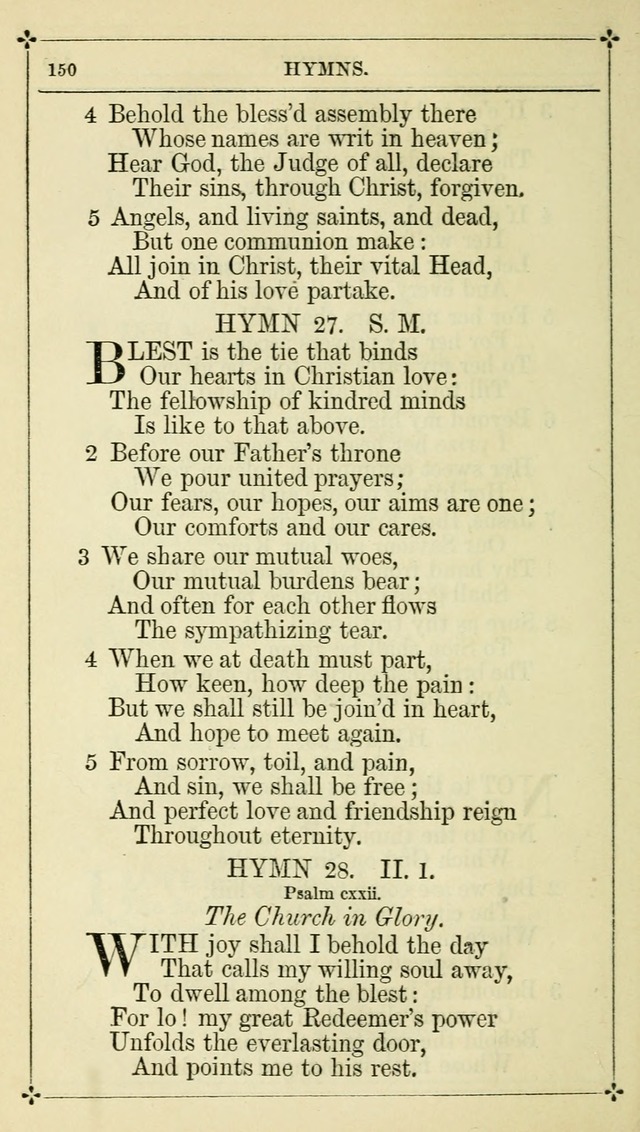 Selections from the Psalms of David in Metre: with hymns suited to the feasts and fasts of the church, and other occasions of public worship page 152