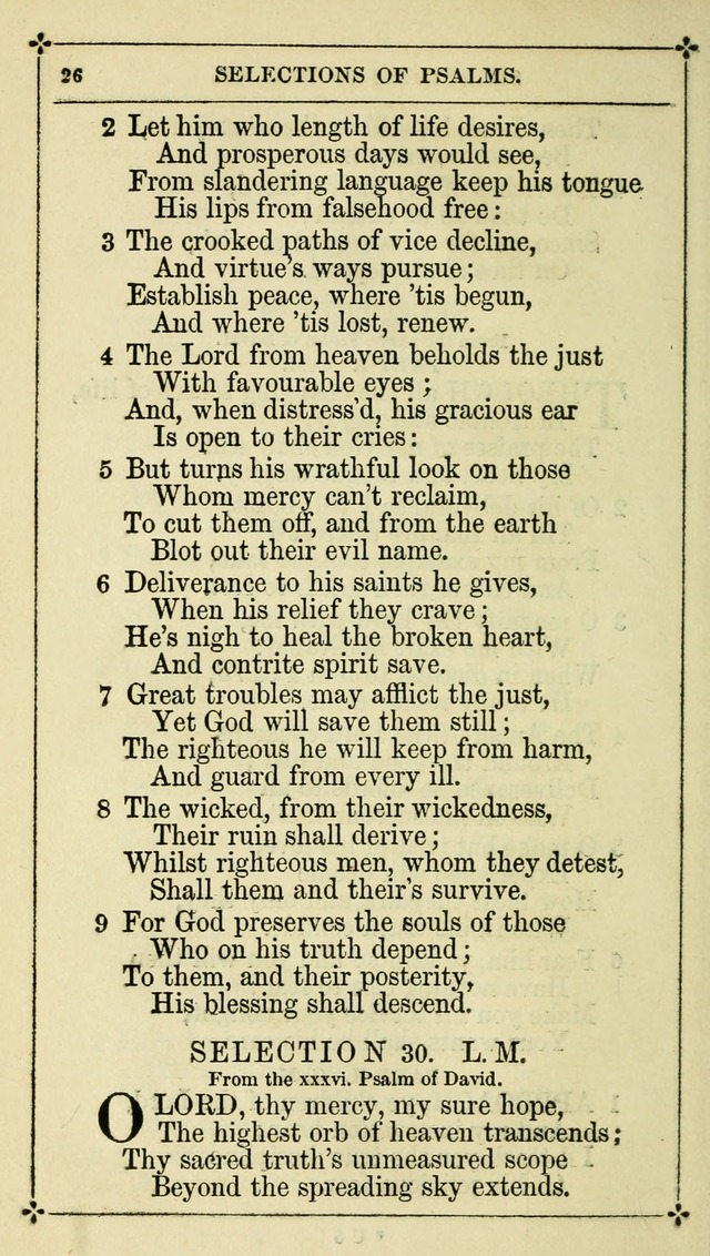 Selections from the Psalms of David in Metre: with hymns suited to the feasts and fasts of the church, and other occasions of public worship page 26
