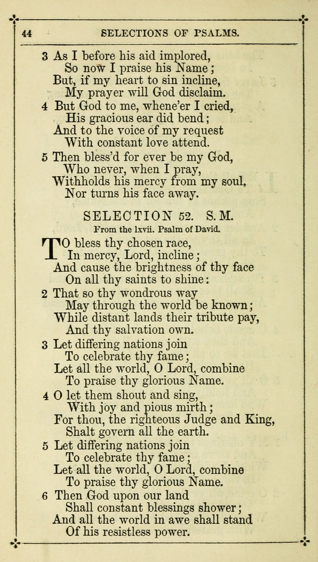 Selections from the Psalms of David in Metre: with hymns suited to the feasts and fasts of the church, and other occasions of public worship page 44