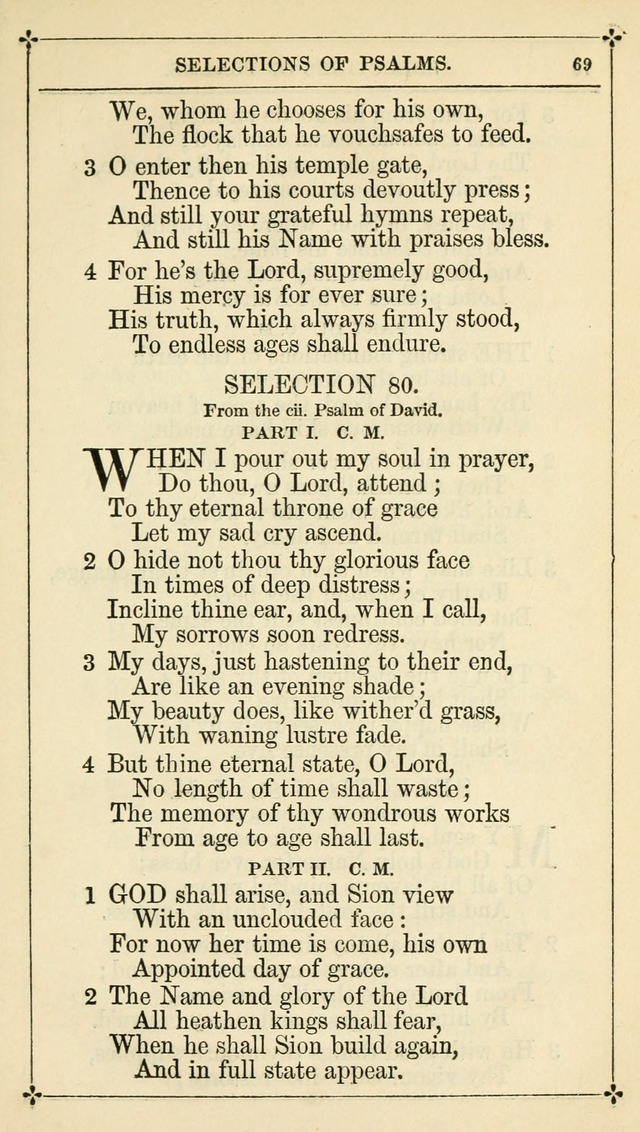 Selections from the Psalms of David in Metre: with hymns suited to the feasts and fasts of the church, and other occasions of public worship page 71