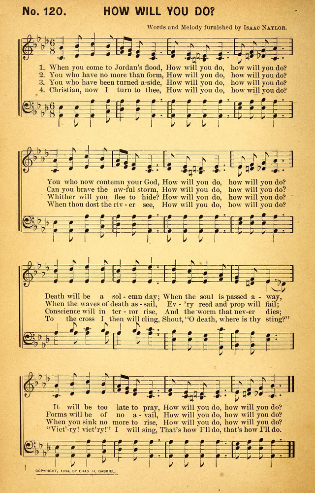 Songs of the Pentecost for the Forward Gospel Movement page 118