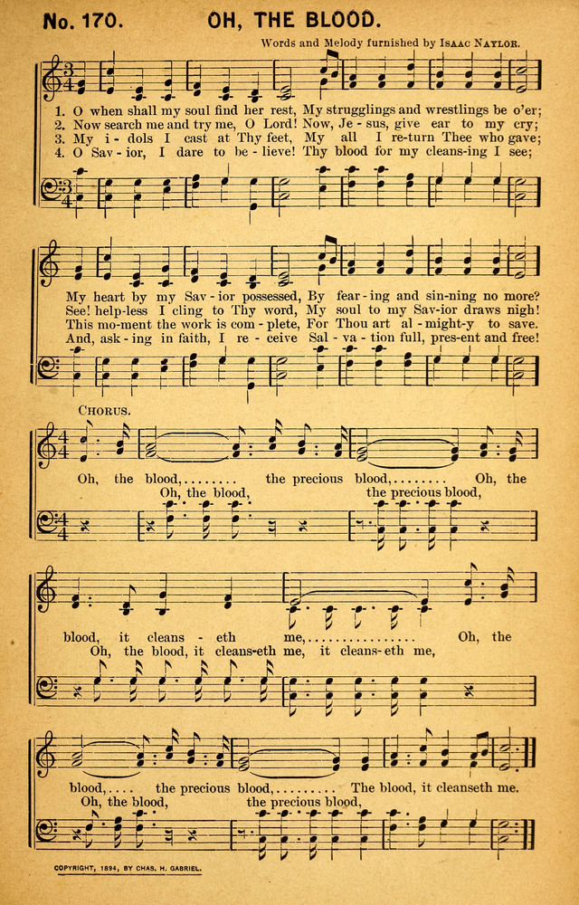 Songs of the Pentecost for the Forward Gospel Movement page 169