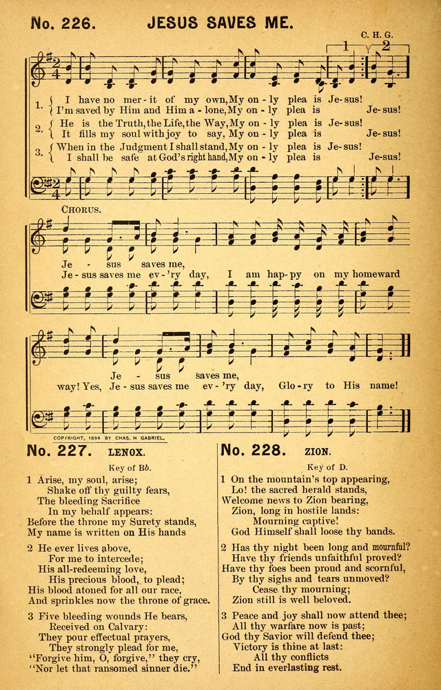 Songs of the Pentecost for the Forward Gospel Movement page 216