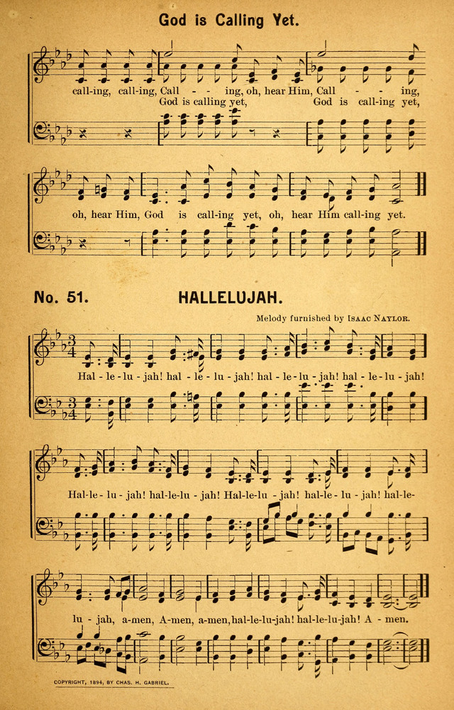 Songs of the Pentecost for the Forward Gospel Movement page 51