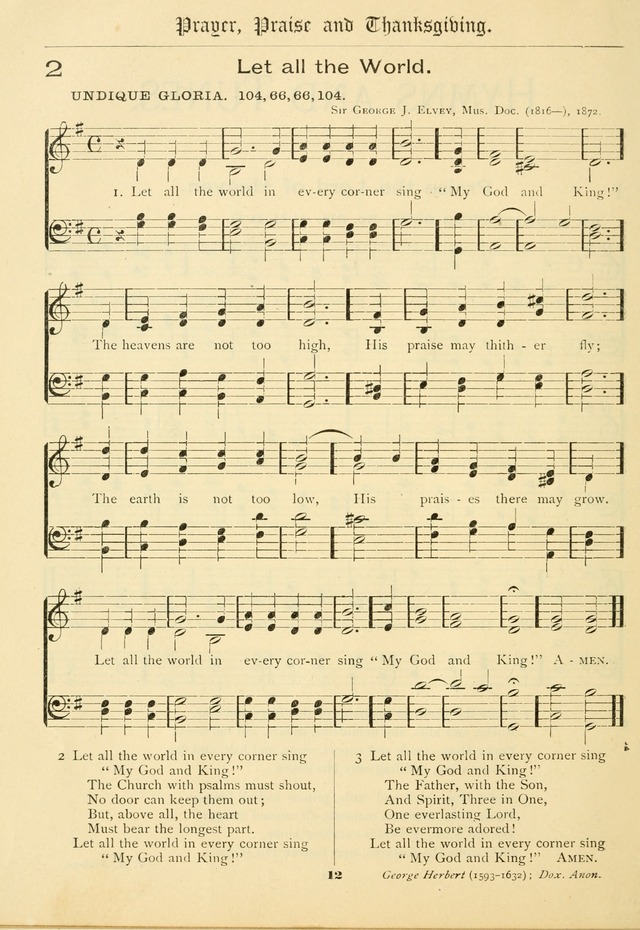 School and Parish Hymnal: with tunes page 13