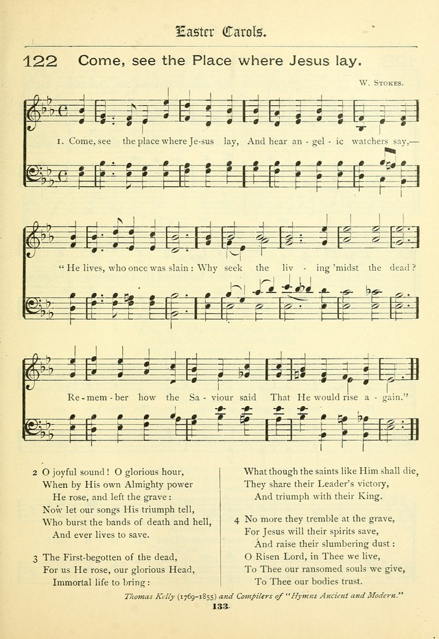 School and Parish Hymnal: with tunes page 134