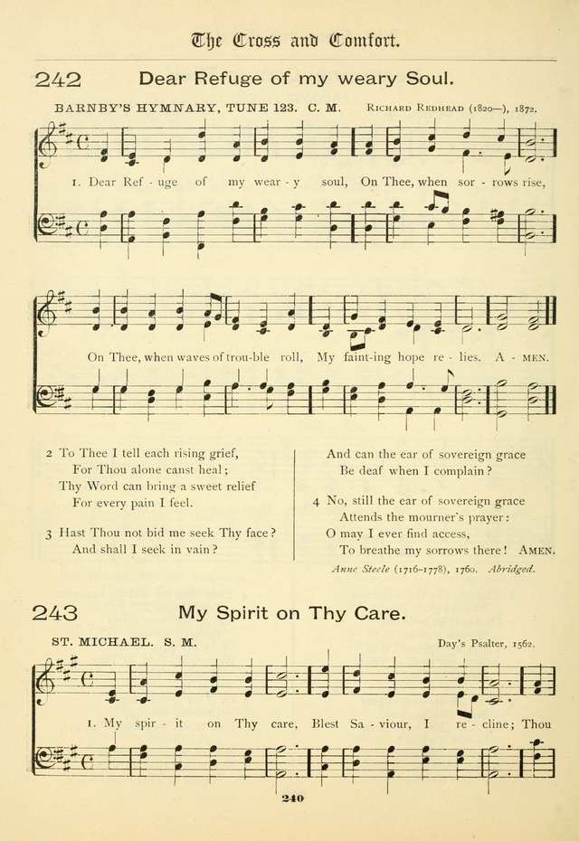 School and Parish Hymnal: with tunes page 241