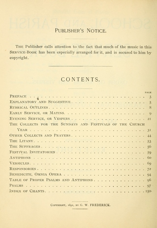 School and Parish Hymnal: with tunes page 315
